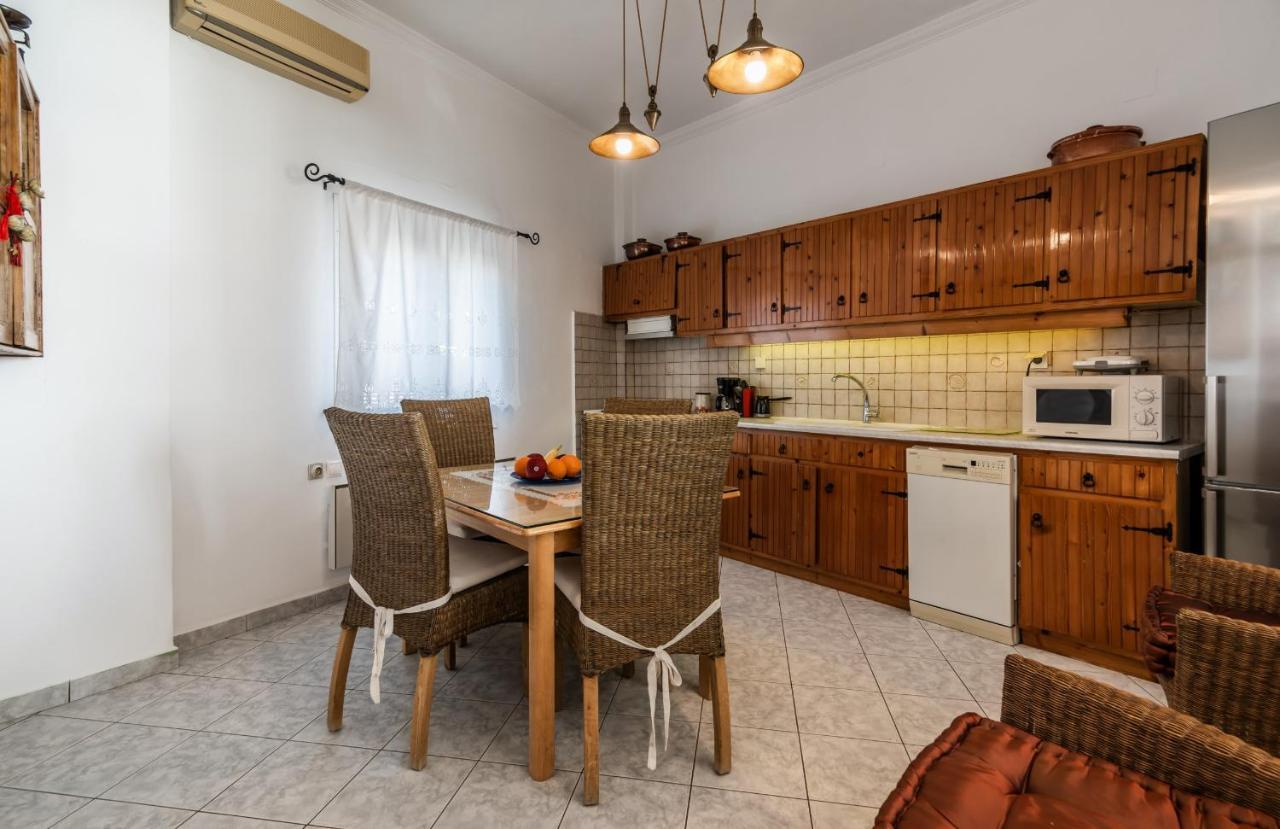 Melisses Sea View House Villa Plaka  Ngoại thất bức ảnh