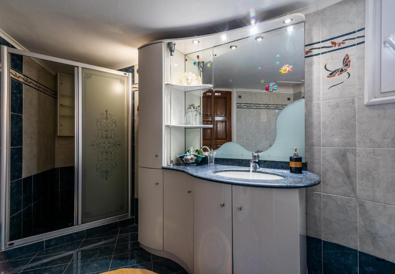 Melisses Sea View House Villa Plaka  Ngoại thất bức ảnh