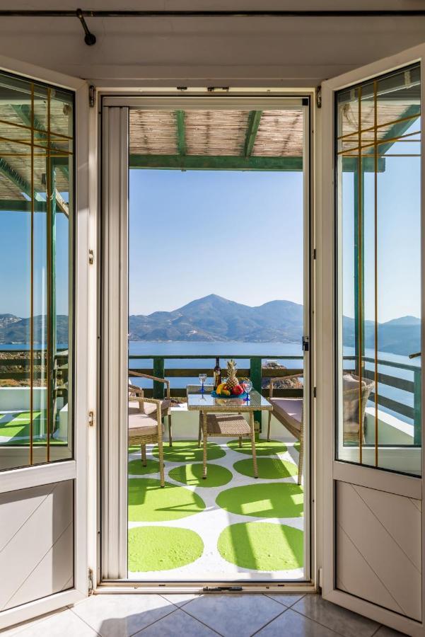 Melisses Sea View House Villa Plaka  Ngoại thất bức ảnh