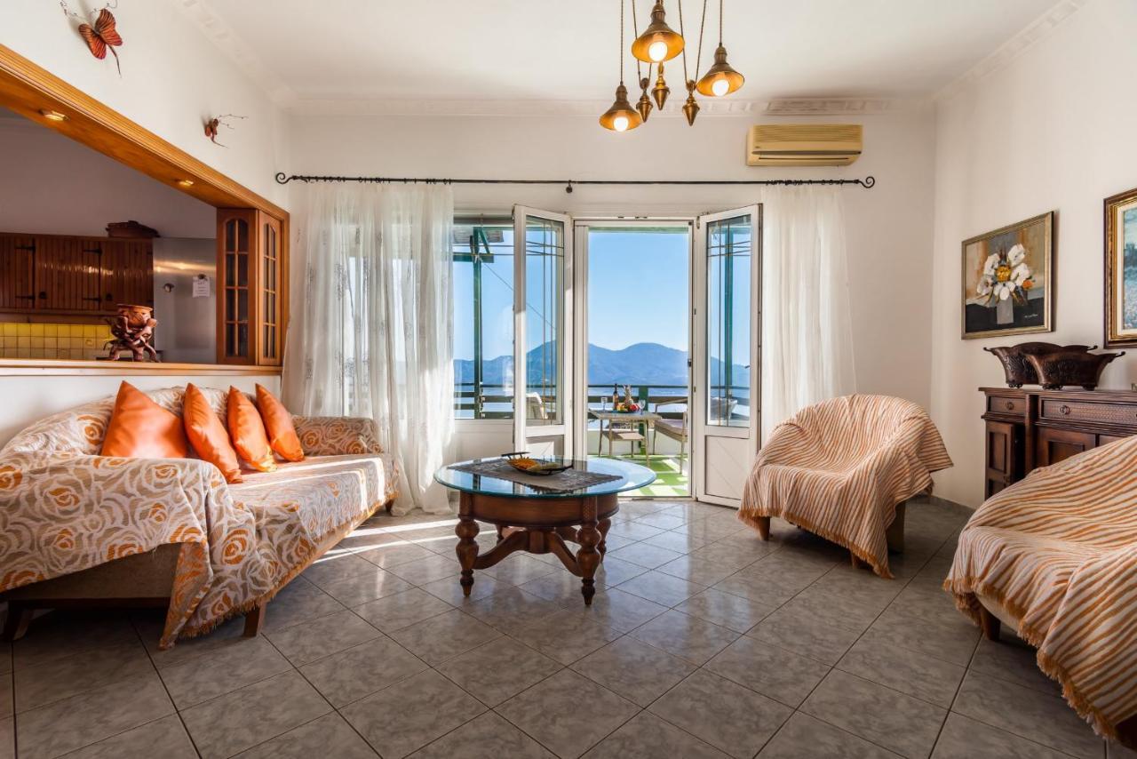 Melisses Sea View House Villa Plaka  Ngoại thất bức ảnh