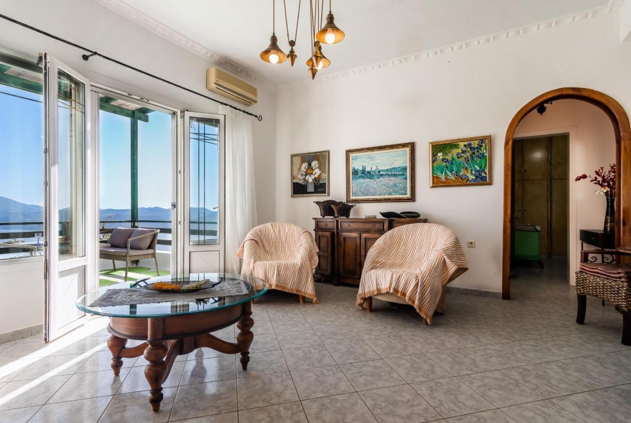 Melisses Sea View House Villa Plaka  Ngoại thất bức ảnh